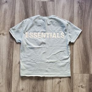 ESSENTIALS Fear of God FOG SS19 Seafoam Blue Tee Small